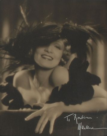 Lot #7340 Marlene Dietrich Oversized Signed Photograph - Image 1