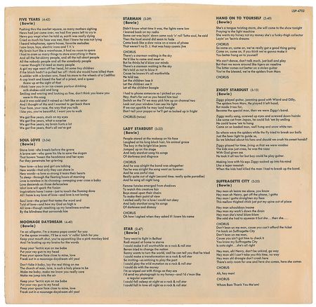 Lot #7217 David Bowie and Mick Ronson Signed Album Sleeve - Image 2
