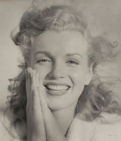 Lot #7387 Marilyn Monroe Oversized Photograph: Andre de Dienes - Image 1
