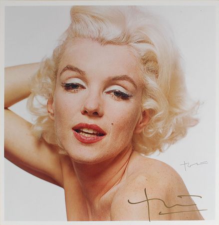Lot #7388 Marilyn Monroe Oversized Photograph Signed By Bert Stern - Image 1