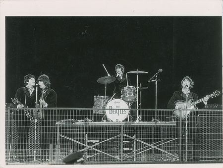 Lot #7061 Beatles at Candlestick Park 1966 Photograph - Image 1
