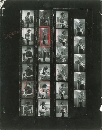 Lot #7090 Jimi Hendrix 1970 Contact Sheet - Image 1