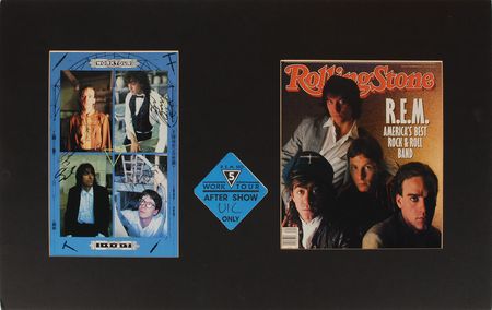 Lot #7322 R.E.M. Signed Program - Image 1