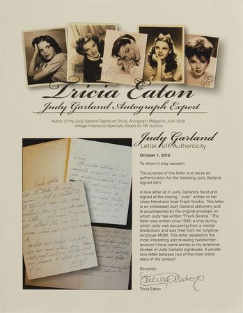 Lot #7359 Judy Garland Autograph Letter Signed - Image 6