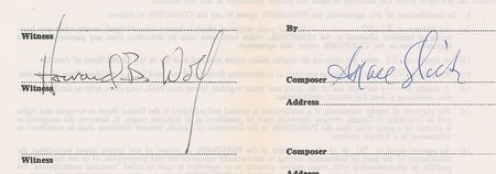 Lot #7203 Grace Slick Signed Document - Image 2