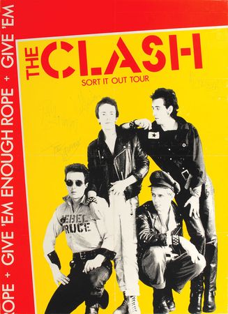 Lot #7307 The Clash Signed Poster - Image 1