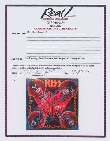 Lot #7237 KISS Signed ?Sonic Boom? Album - Image 2