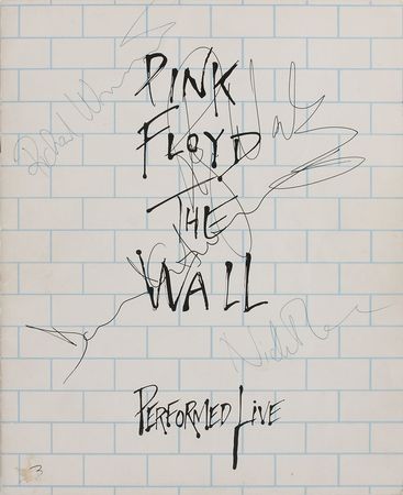 Lot #7134 Pink Floyd Signed ‘The Wall’ Program - Image 1