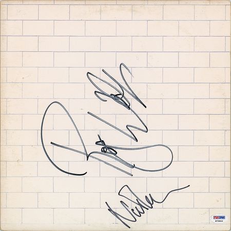 Lot #7133 Pink Floyd Signed ‘The Wall’ Album: Waters and Mason - Image 1