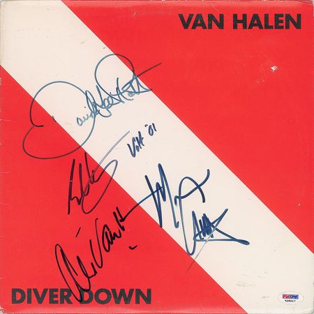 Lot #7253 Van Halen Signed Album - Image 1