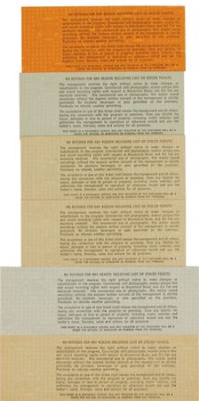 Lot #7207 Woodstock Set of (6) Tickets - Image 7