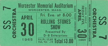 Lot #7099 Rolling Stones Pair of Tickets - Image 1