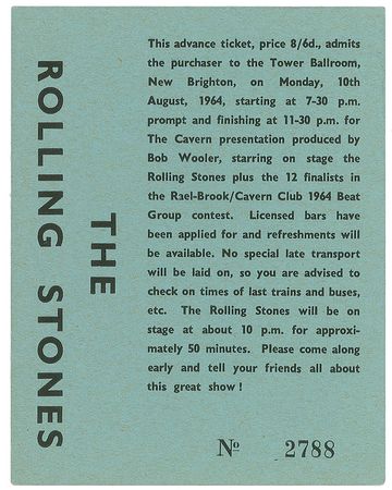 Lot #7099 Rolling Stones Pair of Tickets - Image 2