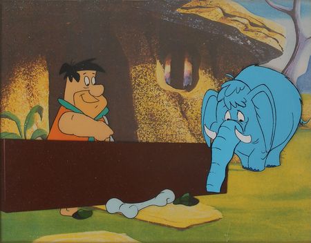 Lot #7441 The Flintstones Set of (5) Animation Cels - Image 1