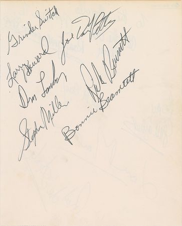 Lot #7228 Rory Gallagher Band Signatures - Image 2