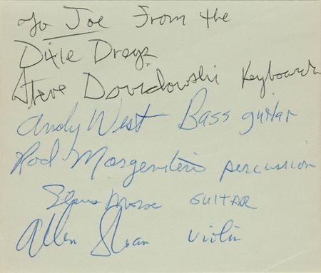 Lot #7256 American 1970s Country Rock Pair of Signed Items - Image 1