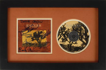 Lot #7225 Eagles Signed CD - Image 1