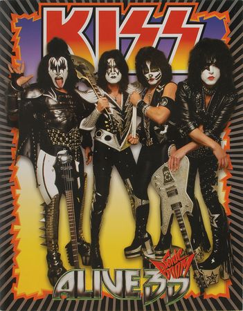 Lot #7234 KISS Multi-Signed Tour Program - Image 1