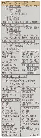 Lot #317 Gene Cernan: Cernan-certified quintet of lunar flown cue cards - Image 10