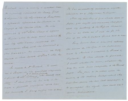 Lot #86 James Buchanan: “Every person here is anxiously expecting the answer of the Czar” - Image 2