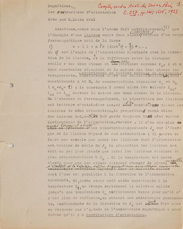 Lot #14 Louis Neel - Image 1