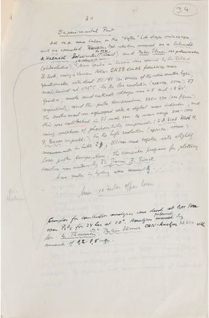 Lot #7 Tadeusz Reichstein Handwritten Manuscript