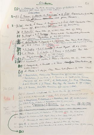 Lot #7 Tadeusz Reichstein Handwritten Manuscript - Image 4