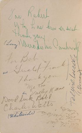 Lot #667 Giant: Dean, Taylor, Hudson, and others sign the classic Ferber novel - Image 6