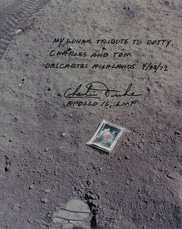 Lot #341 Charlie Duke Signed Photographs - Image 1