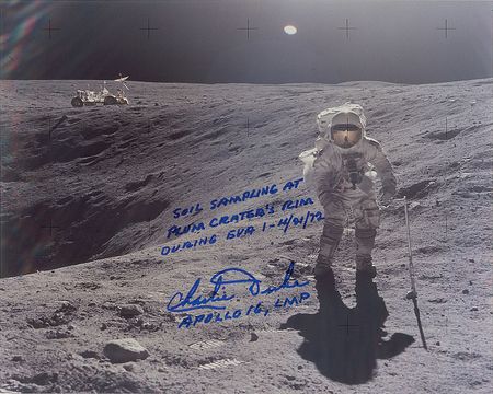 Lot #341 Charlie Duke Signed Photographs - Image 2