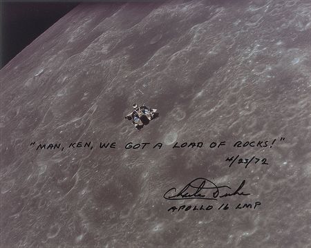 Lot #342 Charlie Duke Signed Photographs - Image 2