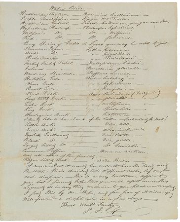 Lot #356 John J. Audubon: “I am extremely desirous to procure in the flesh (feathers and all)”—Audubon’s comprehensive ‘want list’ - Image 3