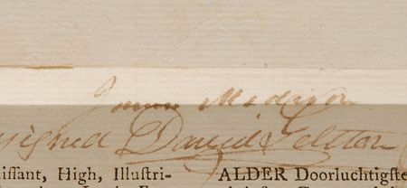 Lot #71 Thomas Jefferson and James Madison: Desirable 1806 Jefferson?Madison ship?s pass - Image 3