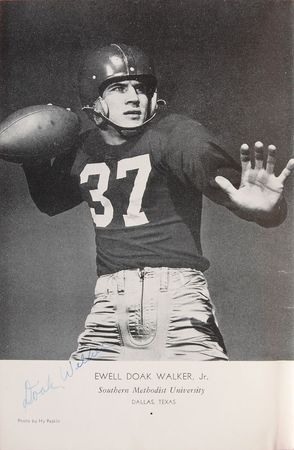 Lot #824 Doak Walker: The Heisman Trophy winner of 1948 - Image 1