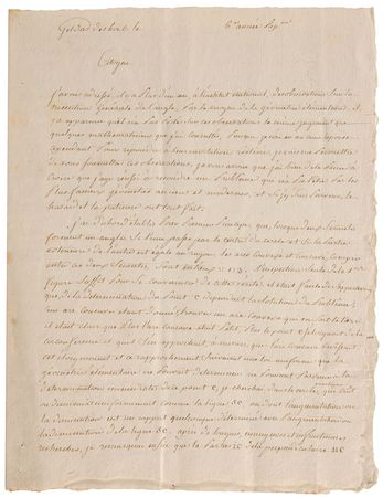 Lot #21 Joseph-Louis Lagrange Letter - Image 2