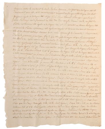 Lot #21 Joseph-Louis Lagrange Letter - Image 3