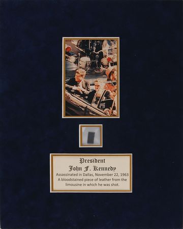 Lot #114 John F. Kennedy Leather - Image 1