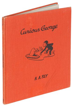 Lot #526 H. A. Rey: Wonderful inscribed copy with rare Curious George sketch - Image 2