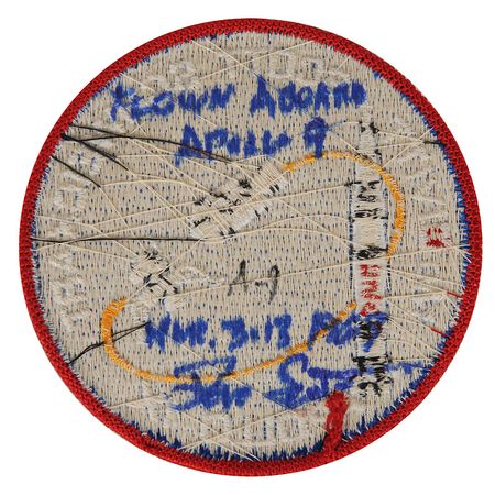Lot #49 Dave Scottâ€™s Apollo 9 Flown Mission Patch: 