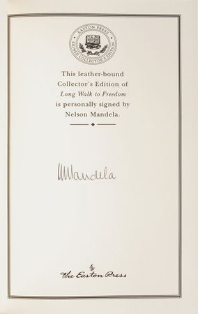 Lot #187 Nelson Mandela Book - Image 1