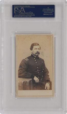 Lot #283 George B. McClellan Signed Photograph - Image 2