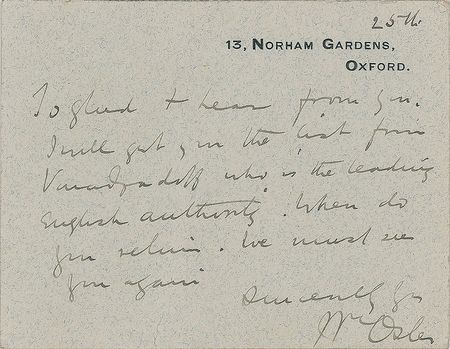 Lot #30 William Osler Signed Note