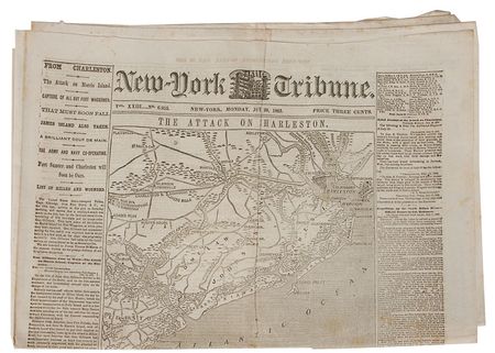Lot #291 Civil War Newspapers Newspapers - Image 3
