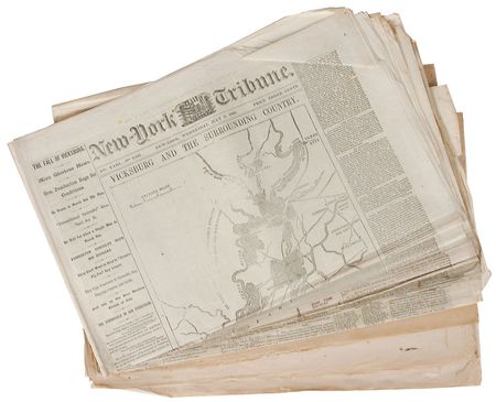 Lot #291 Civil War Newspapers Newspapers - Image 5