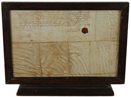 Lot #174 Charles Calvert Signed Document - Image 2