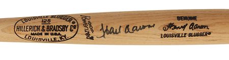 Lot #790 Hank Aaron Baseball Bat - Image 3
