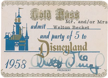 Lot #374 Walt Disney: Issued to a Disney World designer - Image 1