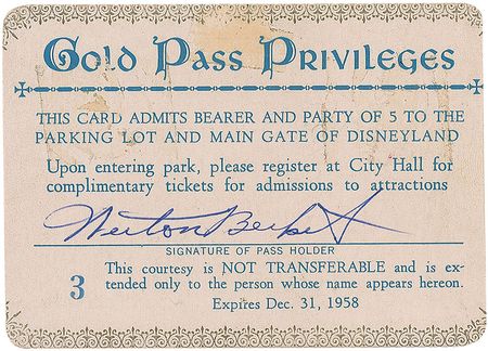 Lot #374 Walt Disney: Issued to a Disney World designer - Image 2