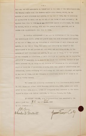 Lot #248 Francois Coty Signed Document - Image 3