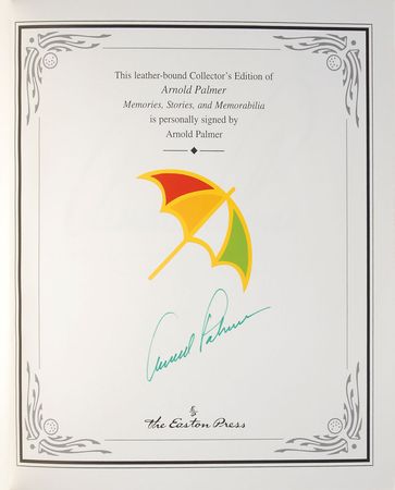 Lot #816 Arnold Palmer Book - Image 1